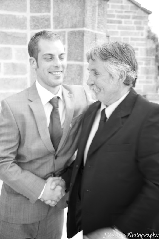 Groom and father in law - wedding photography sydney